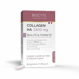 Biocyte Antirid Colagen HA 1300mg Frumusețe și fermitate 80 capsule