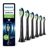 Philips Sonicare Testine per spazzolino Optimal White W2 HX6066/88 x6