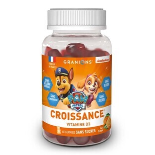 Granions Crescita di Pat Patrouille Bambino arancione 60 gomme