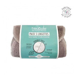 Neobulle Hygiene und Windelwechsel Waschbare Tücher x 5