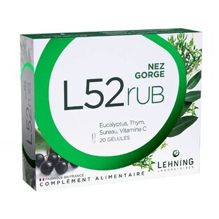 Lehning L52RUB Nasen- und Rachenraum 20 Kapseln