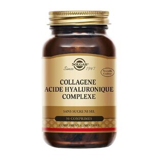 Solgar Collagen Acide Hyaluronique Complexe Beauté Peau 30 Comprimés
