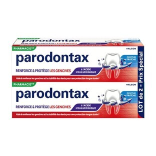 Parodontax Whitening Tandpasta Versterkt en Beschermt Aardbei 2x75ml