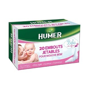Humer Disposable nozzles for baby nasal aspirator x20