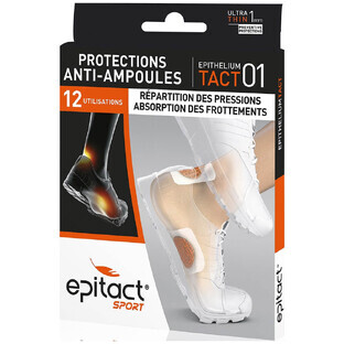 Epitact Anti Ampollas Protectores Deportivos Epitelio Tact 01 Reutilizables X4