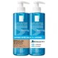La Roche-Posay Effaclar Gel Limpiador Espumoso Rostro Pieles grasas con tendencia acneica 2x400ml