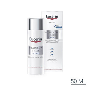 Eucerin Hyaluron-Filler + 3x Effect Cura della pelle da normale a mista SPF15 +3x Effetto 50ml Eucerin Hyaluron-Filler + 3x Effect Cura della pelle da normale a mista SPF15 +3x Effetto 50ml