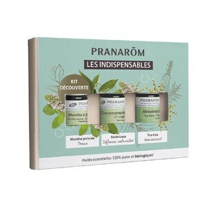 Pranarôm Organic Essentials Entdeckungspaket 3x5ml
