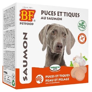 Biofood Compresse per pulci e zecche con salmone Circa 55 compresse