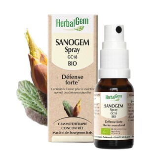 Herbalgem Gemmotherapie Complexen Sanogem Bio Spray Défense forte 15ml