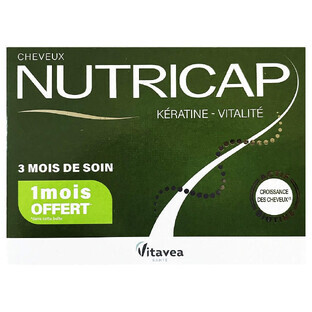Vitavea Santé Nutricap Keratine Vitalite Cheveux 90 Capsules