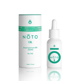 Noto Huile de CBD Broad Spectrum 500mg Menthe poivrée 10ml
