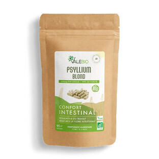 Valebio Bio Psyllium Blond 90 capsules