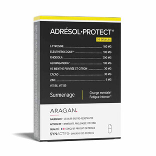 Aragan Synactifs Adrésol Protect Überlastung x30 Kapseln