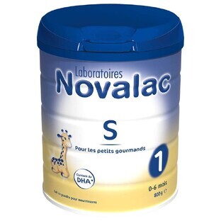 Novalac S 1 leche en polvo 0 a 6 meses 800 g