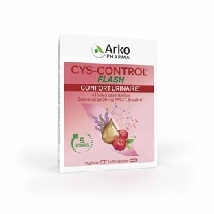 Arkopharma Cys-Control Flash urinecomfort 20 capsules