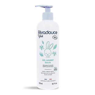Rivadouce Baby Gentle Cleansing Gel Bio Body and Hair 500ml