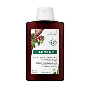 Klorane Chinine Shampoo mit China und Edelweiss Bio Müdes Haar 200 ml