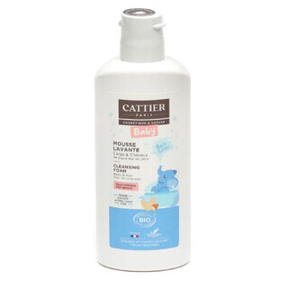 Cattier Bebè Mousse Lavante Hypoallergeen Cheveux Et Corps Bio 150ml