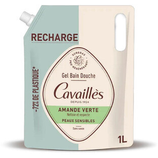 Cavaillès Reîncărcare Gel de curățare a băii Green Almond 1L