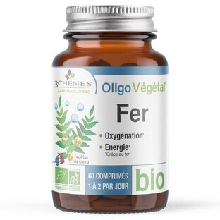3 Chênes Iron Bio 60 Tablets