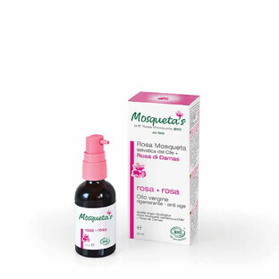 Kosmeo Hagebuttenöl aus Chile + Damaszener Rose 50ml