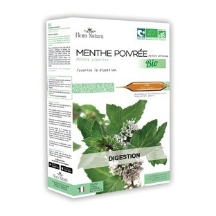 Flora Natura Organic Peppermint Digestie 20 fiole