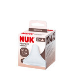Silicone nipple Perfect Match, U, + 6 months, 2 pieces, Nuk
