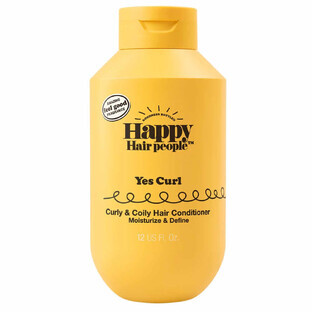 Après-shampooing hydratant à l'huile de ricin et à l'orange pour cheveux bouclés et ondulés, 355 ml, Happy Hair People