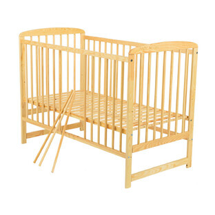 Holzbettchen Ola Natur, 120 x 60 cm, Baby Needs