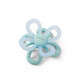Anneau gingival fleuri, 0 mois+, Bleu, Babyono
