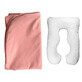 Funda de cojín de maternidad 3en1 Maxim, Rosa, Twindeco