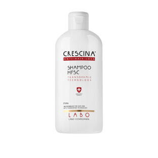 Champú anticaída para hombres Crescina Hfsc Transdermic, 500 ml, Labo