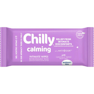 Intima Hygiene Wipes, Calming, 12 pieces, Chilly