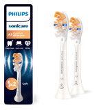 Testine di ricambio per la spazzola sonica Philips Sonicare All-in-One, HX9092/87, 2 pezzi, Philips