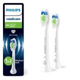 Toothbrush refills for Sonicare Sensitive toothbrush, HX6062/87, 2 pcs, Philips