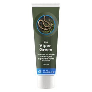 Crema biologica con veleno di vipera e propoli verde brasiliana Viper Green, 50 ml, Blue Diamond
