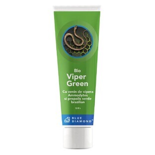 Organic gel with viper venom and Brazilian green propolis Viper Green, 50 ml, Blue Diamond