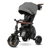 Comfo Max 8in1 ultra-foldable tricycle, 10 months+, Grey, Qplay