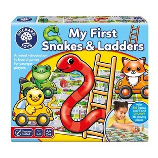 Juego de mesa Serpientes y Escaleras, 3-6 años+, Huerto