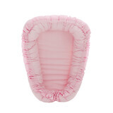 Baby Nest with steering wheels, + 0 months, Pink, Twindeco