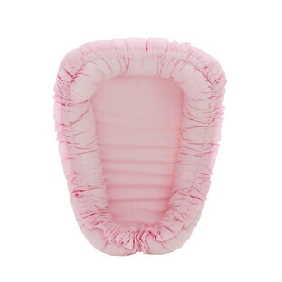 Baby Nest mit Lenkrädern, + 0 Monate, Rosa, Twindeco
