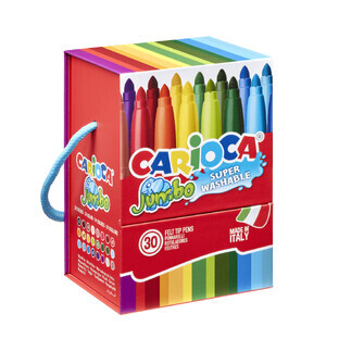 Set of Jumbo colored cariocas, 30 pieces, Carioca