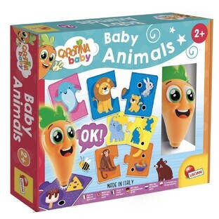 Set met interactieve pen, +2 jaar, Invat Animalutele, Lisciani