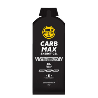 Carb Max Flavor Free Energizing Gel, 60 g, Gold Nutrition