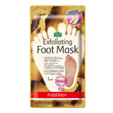 Exfoliating mask + Foot treatment for callus removal, 1 pair, Purederm
