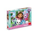 Puzzle, +4 years, Gabby's Doll House, 24 pieces, Dino Toys