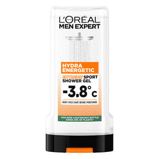 Hydra Energetic Extreme Sport Sport Men Expert Shower Gel for Men, 300 ml, Loreal Paris