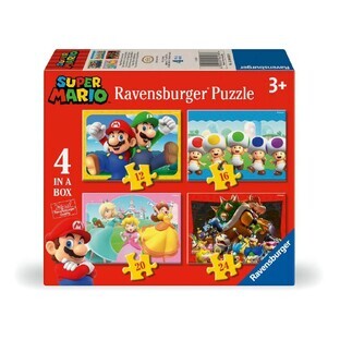 Puzzle Super Mario 4 in 1, 3 years+, Ravensburger
