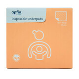 Disposable napkins, 60x40 cm, 10 pieces, Apfia Care